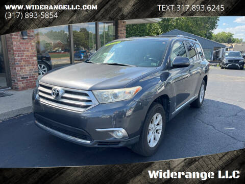 2013 Toyota Highlander for sale at Widerange LLC in Greenwood IN