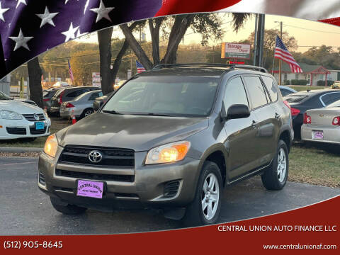 2010 Toyota RAV4 for sale at Central Union Auto Finance LLC in Austin TX