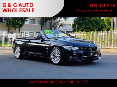 2015 BMW 4 Series for sale at G & G AUTO WHOLESALE in North Hollywood CA