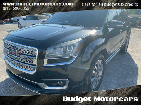 2013 GMC Acadia for sale at Budget Motorcars in Tampa FL