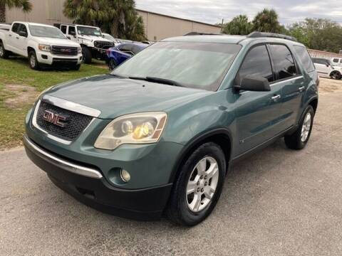 2010 GMC Acadia for sale at Top Garage Commercial LLC in Ocoee FL
