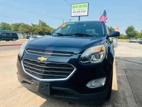 2016 Chevrolet Equinox for sale at Shock Motors in Garland TX