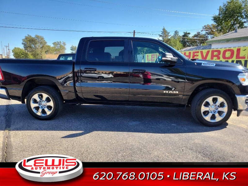 Used 2021 RAM Ram 1500 Pickup Big Horn/Lone Star with VIN 1C6SRFFT1MN579485 for sale in Liberal, KS