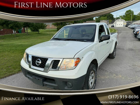 2016 Nissan Frontier for sale at First Line Motors in Brownsburg IN