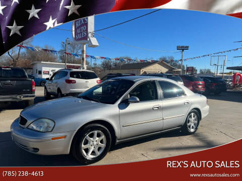 2002 Mercury Sable for sale at Rex's Auto Sales in Junction City KS