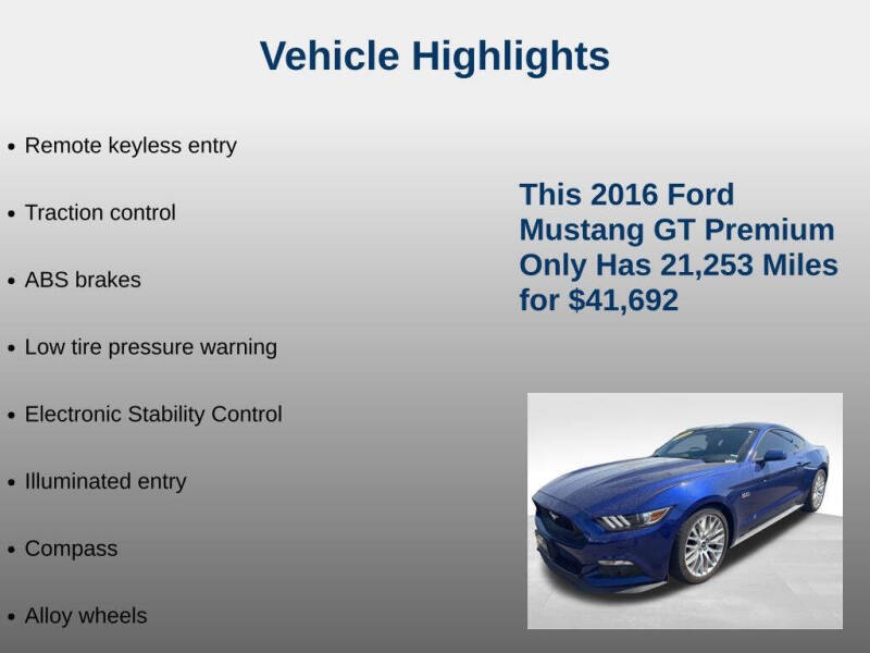 2016 Ford Mustang GT Premium