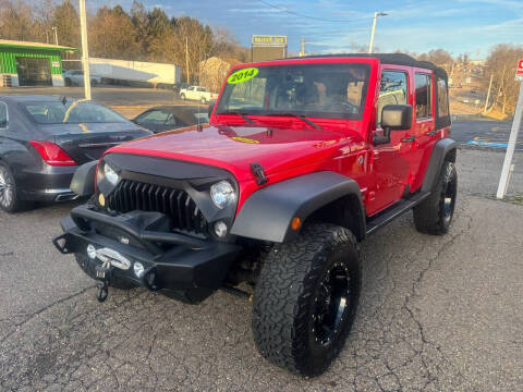 2014 Jeep Wrangler Unlimited for sale at G & G Auto Sales in Steubenville OH