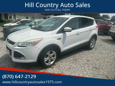 2014 Ford Escape for sale at Hill Country Auto Sales in Maynard AR