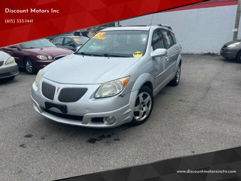 2005 Pontiac Vibe for sale at Discount Motors Inc in Nashville TN