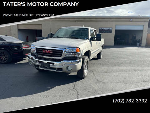 2007 GMC Sierra 2500HD Classic for sale at TATER'S MOTOR COMPANY in North Las Vegas NV