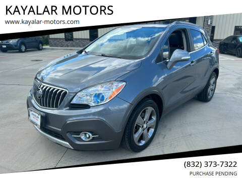 2014 Buick Encore for sale at KAYALAR MOTORS SUPPORT CENTER in Houston TX