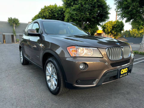 2014 BMW X3 for sale at Oro Cars in Van Nuys CA