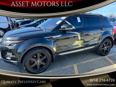 2013 Land Rover Range Rover Evoque for sale at ASSET MOTORS LLC in Westerville OH
