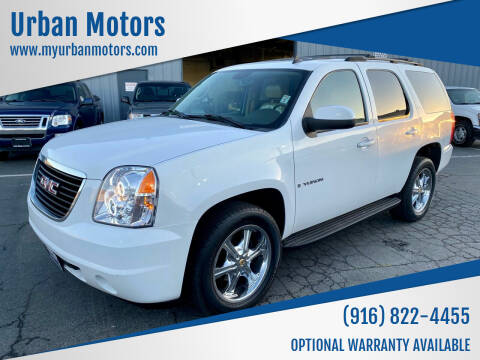 2007 GMC Yukon for sale at Urban Motors in Sacramento CA