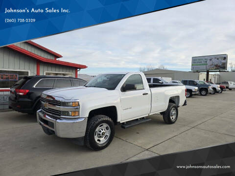 2015 Chevrolet Silverado 2500HD for sale at Johnson's Auto Sales Inc. in Decatur IN