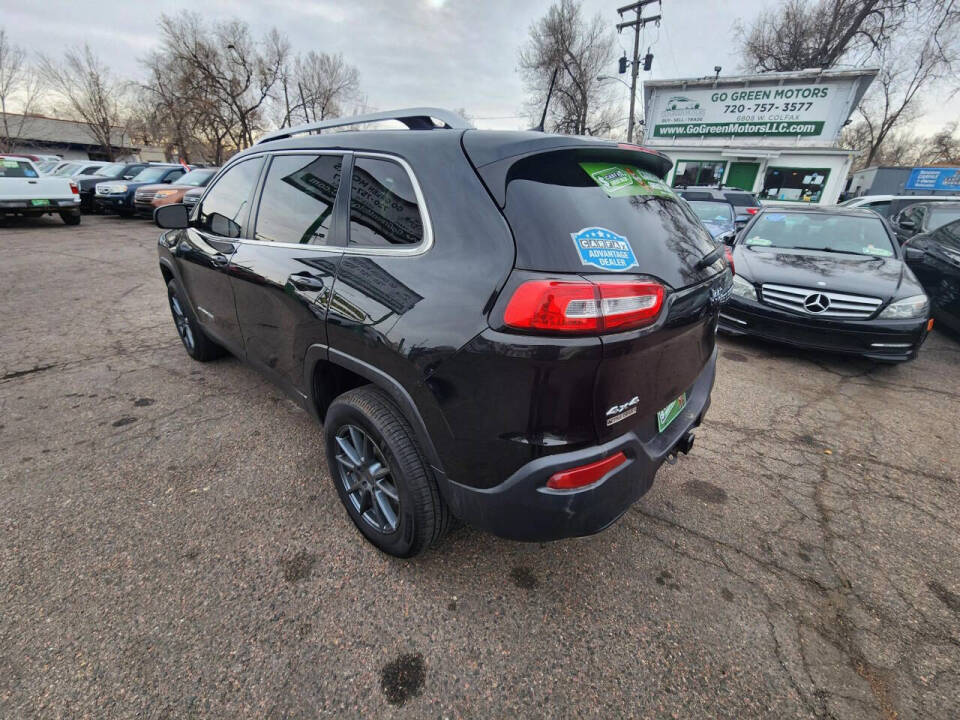 2016 Jeep Cherokee for sale at GO GREEN MOTORS in Lakewood, CO