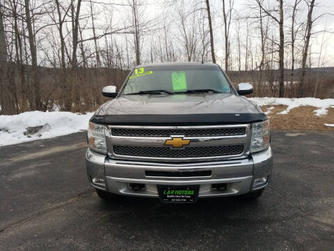 2013 Chevrolet Silverado 1500 for sale at L & R Motors in Greene ME