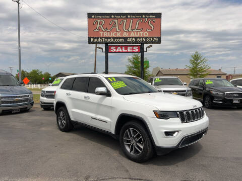 2017 Jeep Grand Cherokee for sale at RAUL'S TRUCK & AUTO SALES, INC in Oklahoma City OK