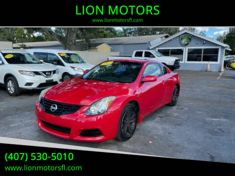 2012 Nissan Altima for sale at LION MOTORS in Orlando FL