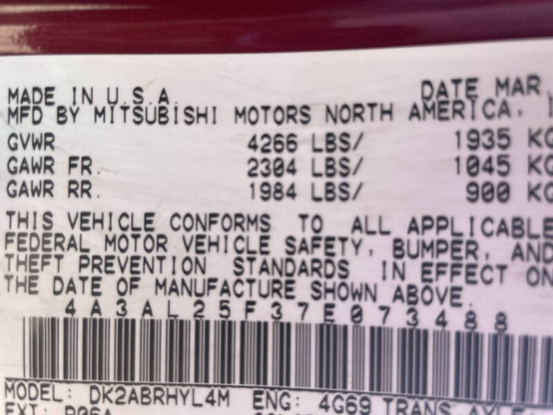 2007 Mitsubishi Eclipse Spyder GS