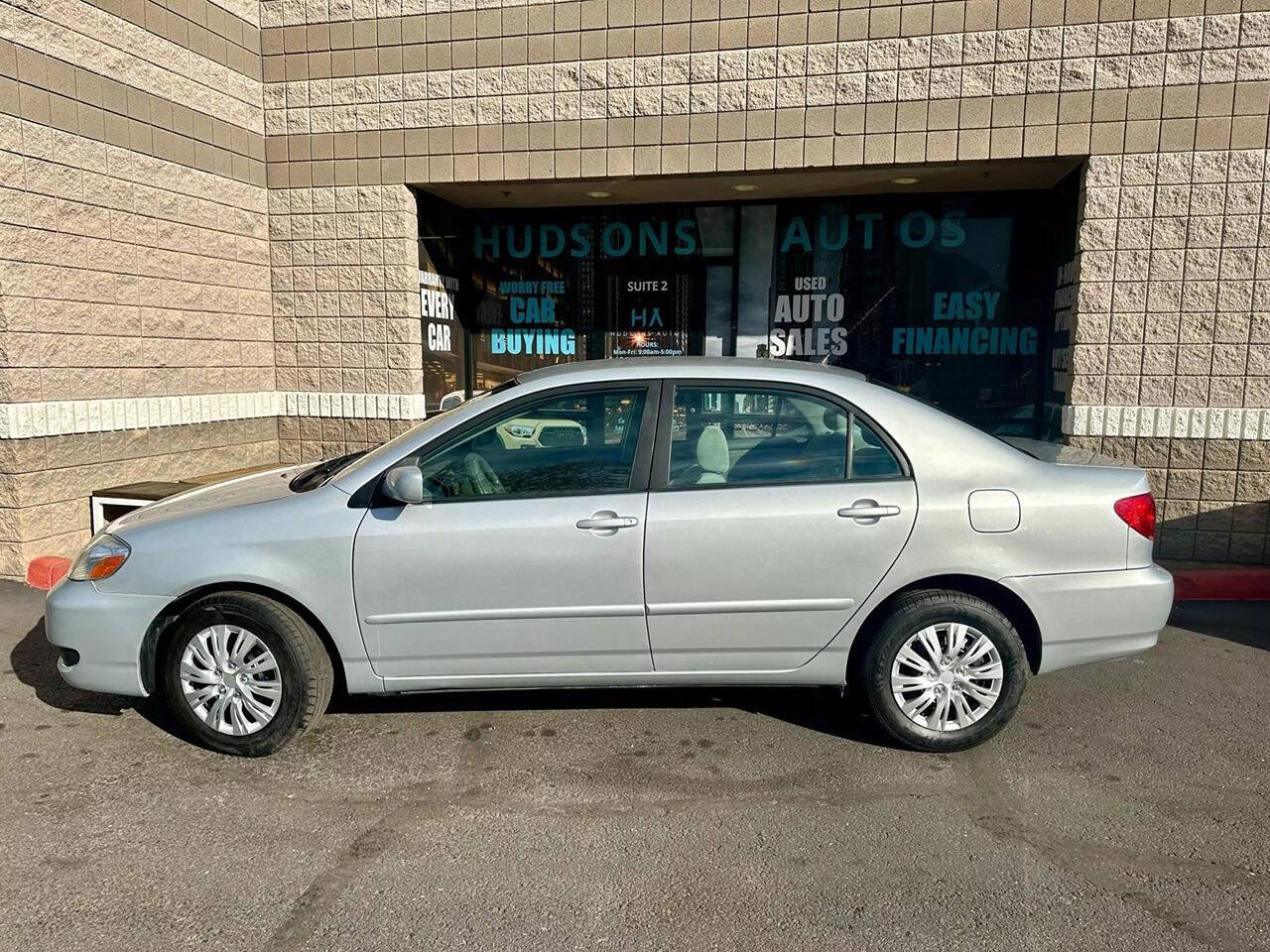 2007 Toyota Corolla for sale at HUDSONS AUTOS in Gilbert, AZ