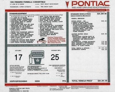 1995 Pontiac Firebird