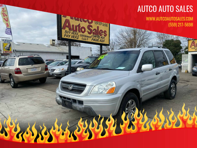 2004 Honda Pilot for sale at AUTCO AUTO SALES in Fresno CA