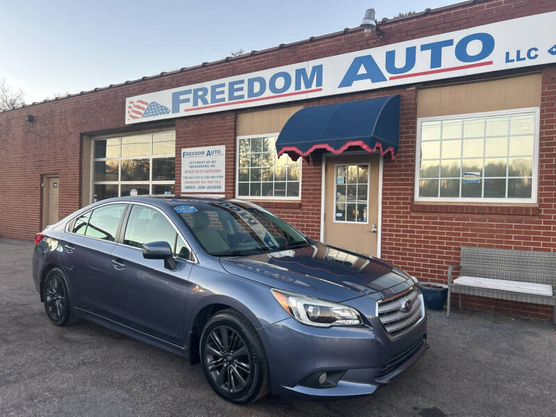 2015 Subaru Legacy for sale at FREEDOM AUTO LLC in Wilkesboro NC