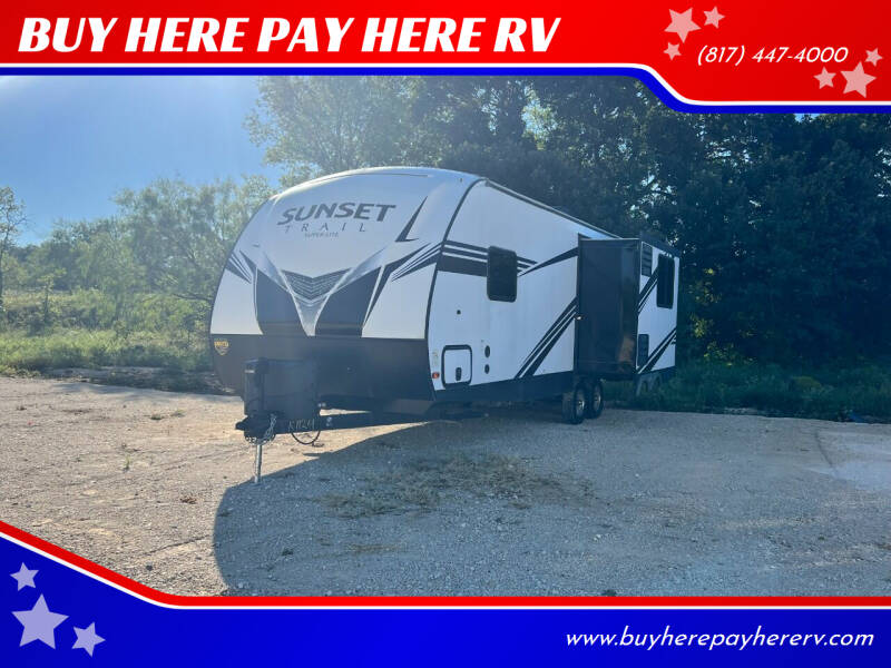 2019 Crossroads Sunset Trail 259RL for sale at BUY HERE PAY HERE RV in Burleson TX