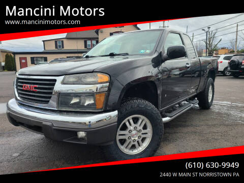 2009 GMC Canyon for sale at Mancini Motors in Norristown PA