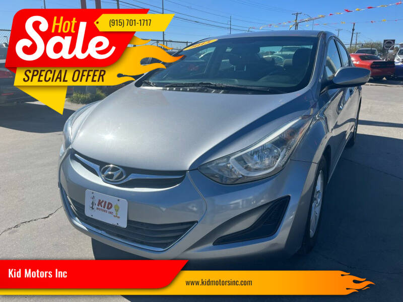 2015 Hyundai Elantra for sale at Kid Motors Inc in El Paso TX