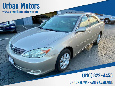 2004 Toyota Camry for sale at Urban Motors in Sacramento CA