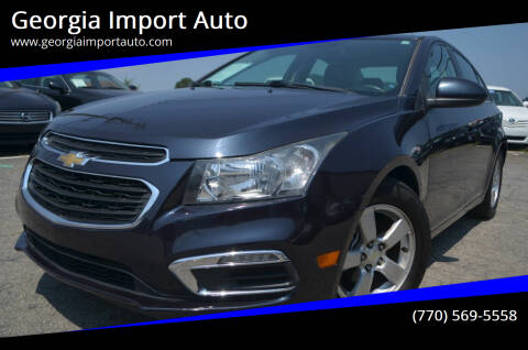 2015 Chevrolet Cruze for sale at Georgia Import Auto in Alpharetta GA