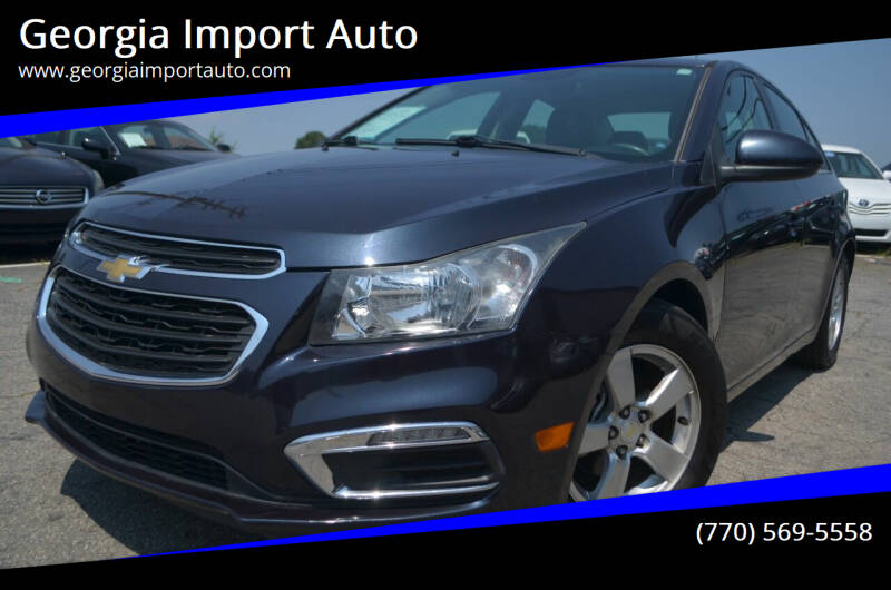 2015 Chevrolet Cruze for sale at Georgia Import Auto in Alpharetta GA