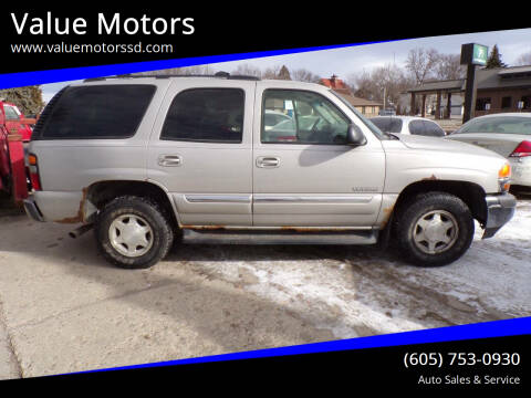 2006 GMC Yukon for sale at Value Motors in Watertown SD