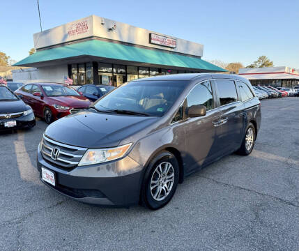 2012 Honda Odyssey for sale at Galaxy Motors in Norfolk VA