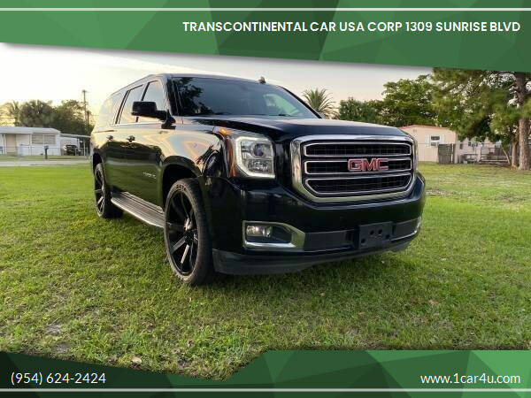 2015 GMC Yukon XL for sale at Transcontinental Car in Fort Lauderdale FL