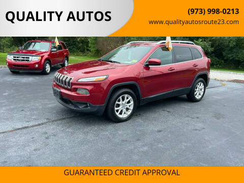 2015 Jeep Cherokee for sale at QUALITY AUTOS in Hamburg NJ