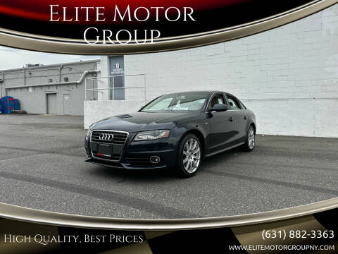2012 Audi A4 for sale at Elite Motor Group in Lindenhurst NY