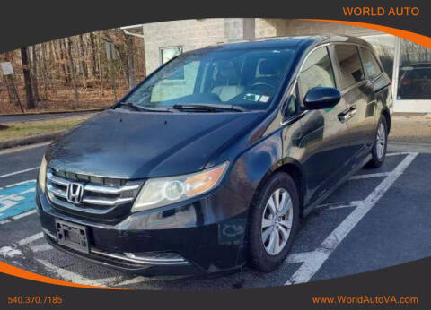 2014 Honda Odyssey for sale at World Auto in Fredericksburg VA