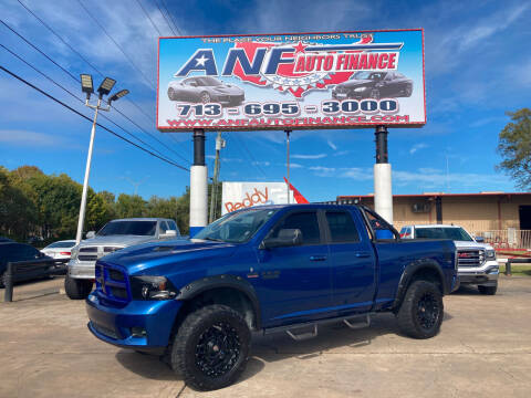 2010 Dodge Ram Pickup 1500 for sale at ANF AUTO FINANCE in Houston TX