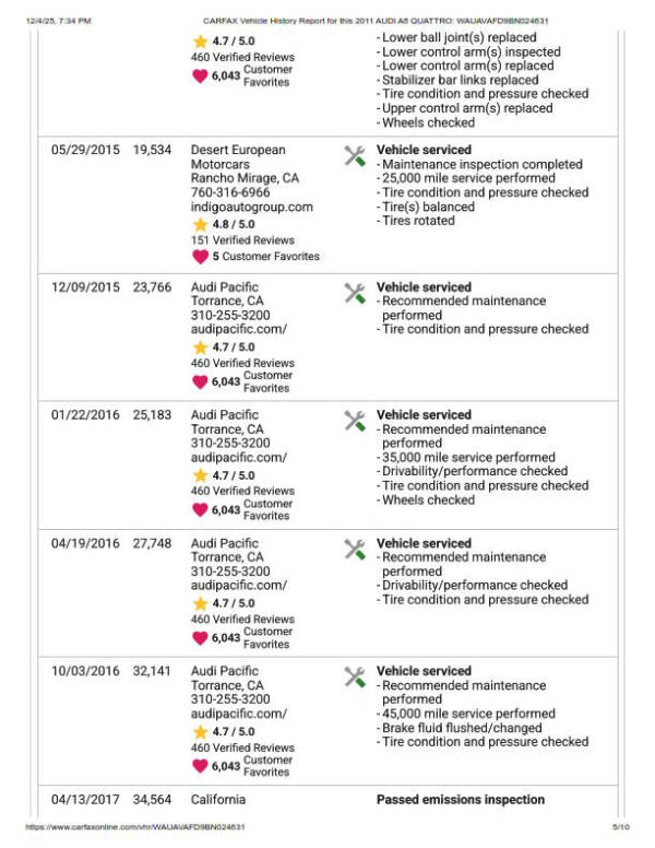 2011 Audi A8 quattro