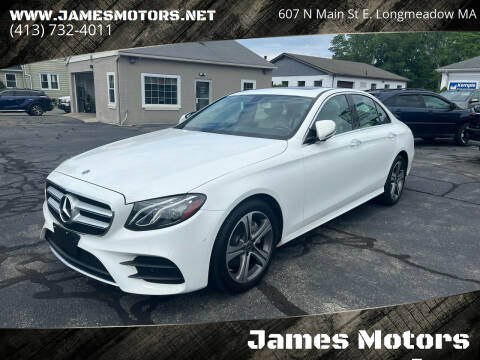 2018 Mercedes-Benz E-Class for sale at James Motors Inc. in East Longmeadow MA