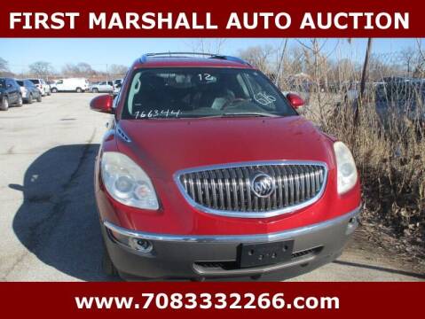 2012 Buick Enclave for sale at First Marshall Auto Auction in Harvey IL