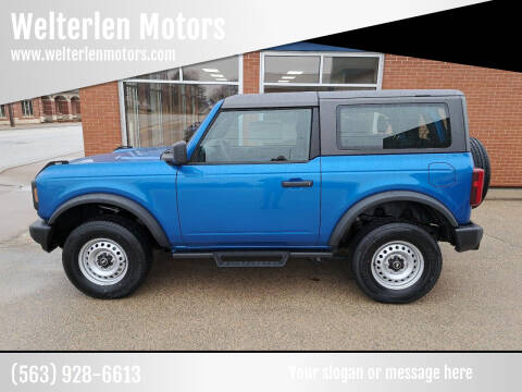 2023 Ford Bronco for sale at Welterlen Motors in Edgewood IA