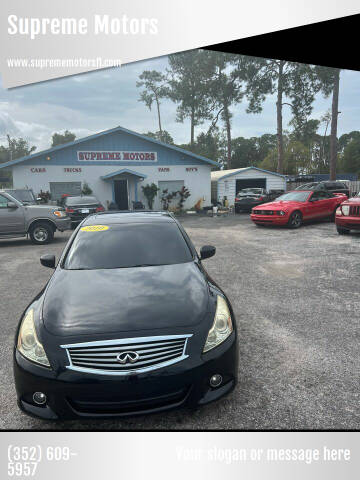 2010 Infiniti G37 Sedan for sale at Supreme Motors in Leesburg FL