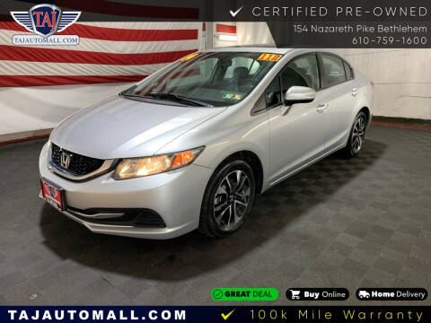 2014 Honda Civic for sale at Taj Auto Mall in Bethlehem PA