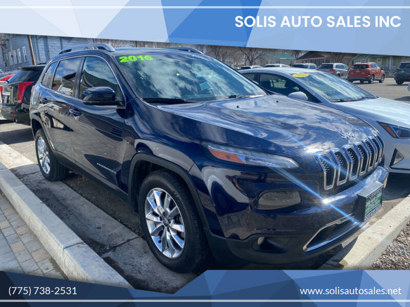 2016 Jeep Cherokee for sale at SOLIS AUTO SALES INC in Elko NV