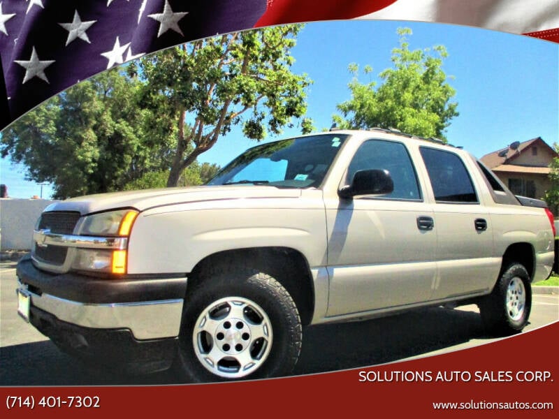 2006 Chevrolet Avalanche for sale at Solutions Auto Sales Corp. in Orange CA