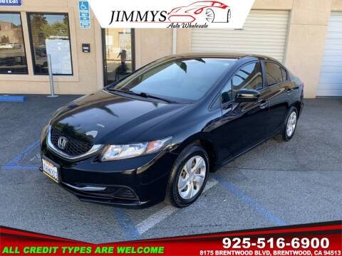 2014 Honda Civic for sale at JIMMY'S AUTO WHOLESALE in Brentwood CA